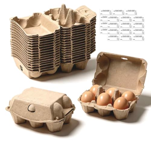 15 Pack Egg Cartons Cheap Bulk (6 Count, 15 Pack)