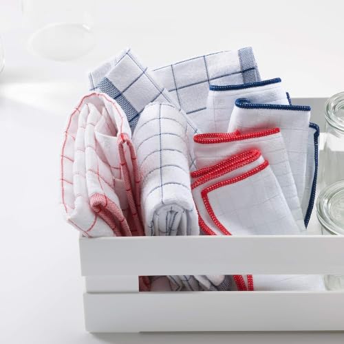 Reusable Paper Towels Replacement Cloths (New Version / Blue - 4 Pack)