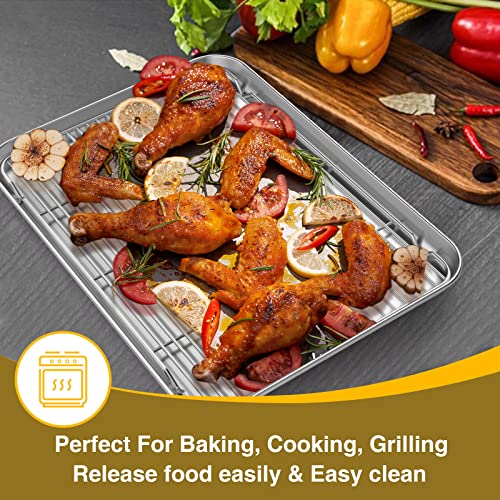 Baking Sheet with Rack Set (16 /12 /9 inch)