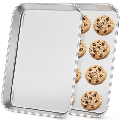 Non Toxic 9x13IN Stainless Steel Baking Quarter Sheet Pans (9x13IN)