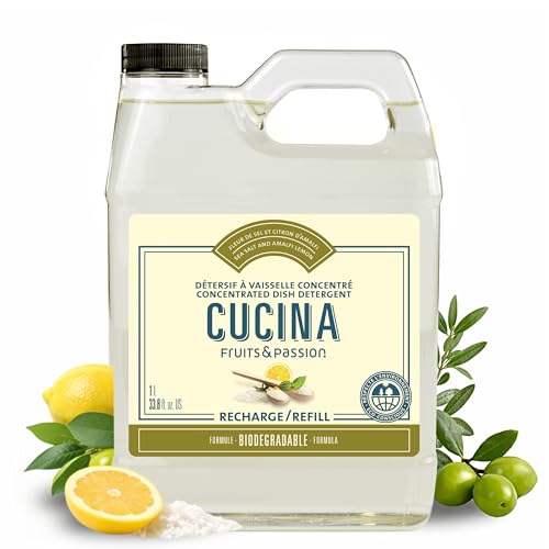 Fruits & Passion Cucina Dish Detergent Refill Sea Salt and Amalfi Lemon