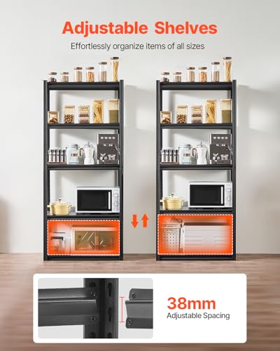 Storage Shelves (18" D x 32" W x 72" H)