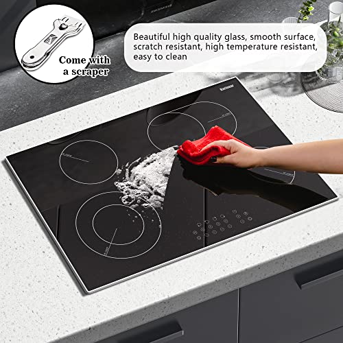30 Inch Electric Cooktop 4 Burners (4 burners 30 inch)