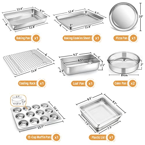 10 Piece Baking Pans set (10 pieces)