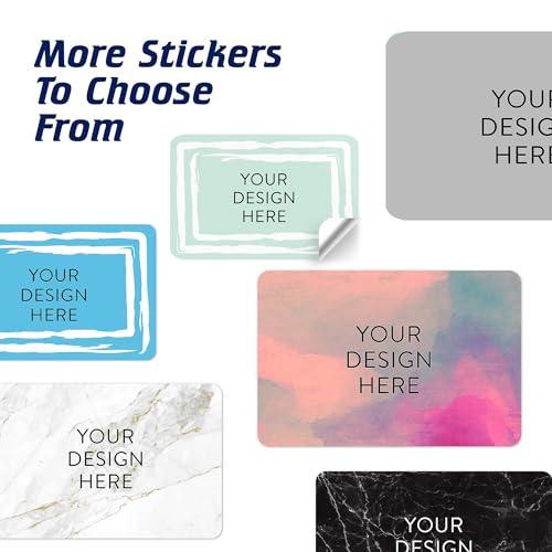 100 Custom Vinyl Stickers (Mint / 4x2)
