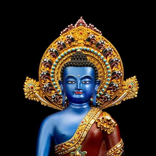 Medicine Buddha Statue Indoor (Medicine / 10.62in)