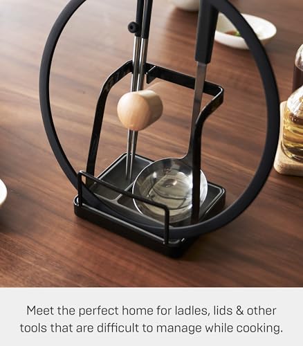 Home Lid and Ladle Stand (Black / Large)
