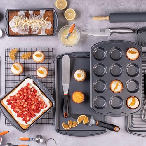 Nonstick Cookie Sheets 15in baking area (2x Medium 15" x 11")