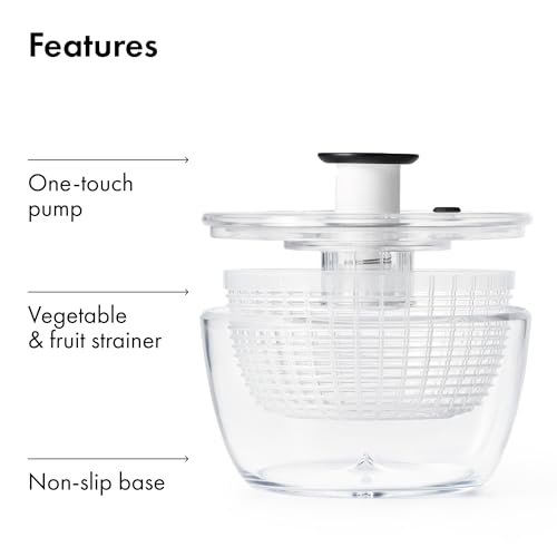 Good Grips Small Salad & Herb Spinner (White / Small)