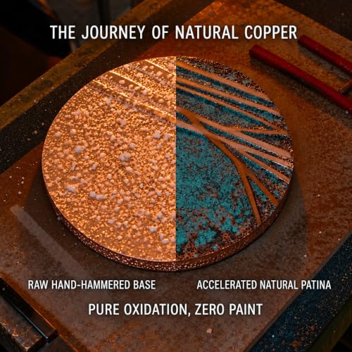 ooc art Handmade Copper Wall Art for Home (patina / 19.6 x 27.5 inches)