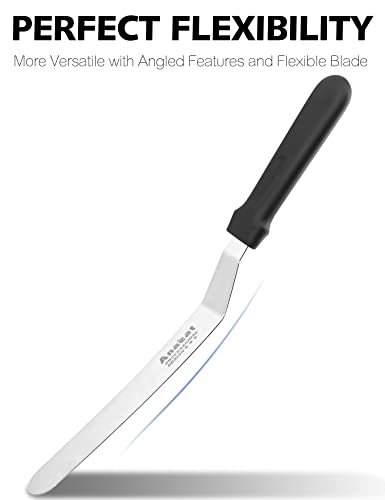 Icing Spatula (6"+8"+10" Blades & Scraper (Set of 7))