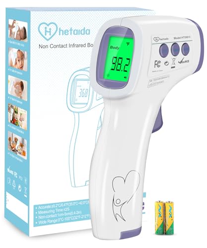 Digital Thermometer for Adults and Kids (Purple)
