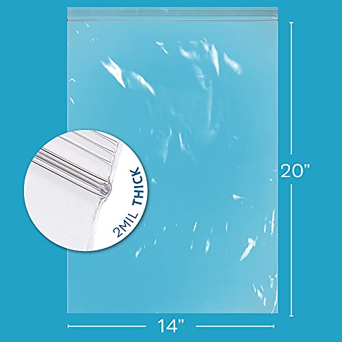 Extra large Zip Bags (14" x 20")