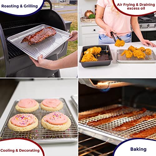 Half Sheet Baking Pan and Rack Set Warp (13.1" x 17.9" Half Sheet Pan & Rack Set)