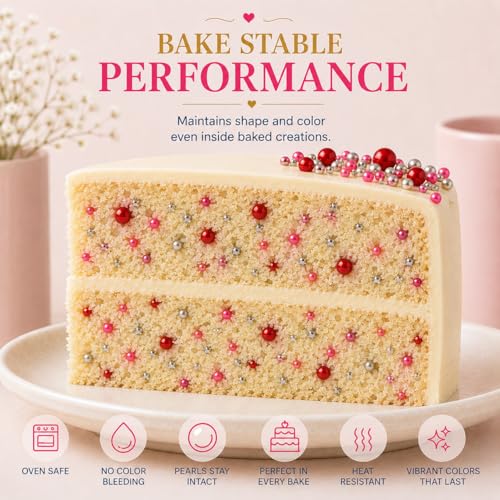 Assorted Edible Sprinkles Pack of 5