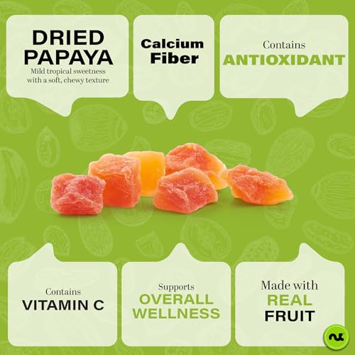 Dried Papaya Chunks (Dried Papaya Chunks / 80 oz)