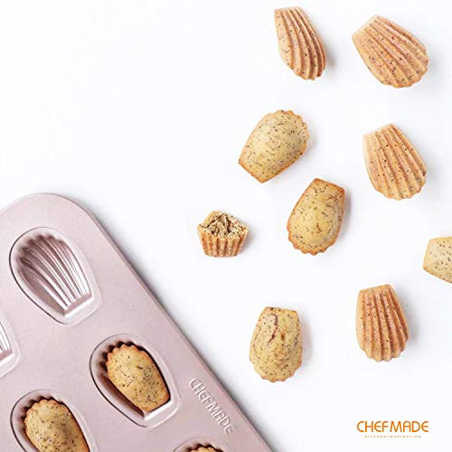 Mini Madeleine Mold Cake Pan (04 - Mini Oval Shell 16 Cups)