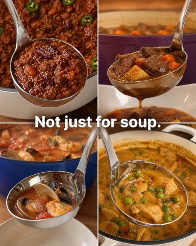 Stainless Steel Soup Ladle (Steel Ladle)