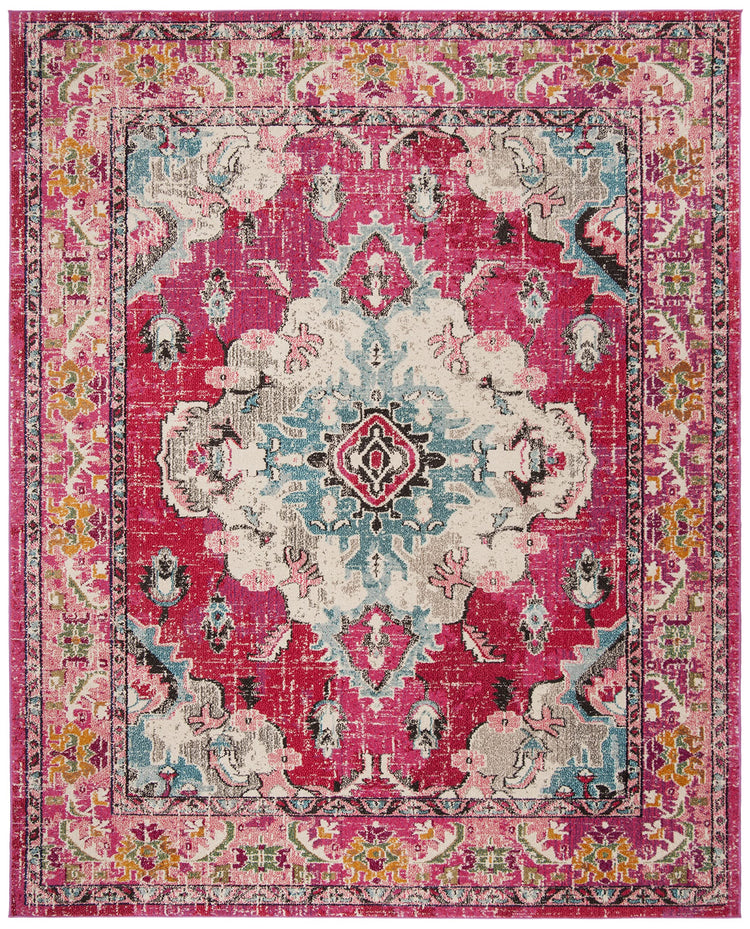 Monaco Area Rug 12x18 (12' x 18' (Rectangular) / Pink/Multi)