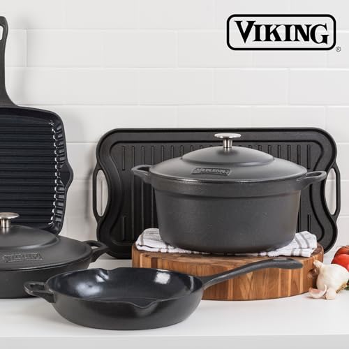 Griddle 20 Inch Reversible Cast Iron Grill Pan (20 Inch)