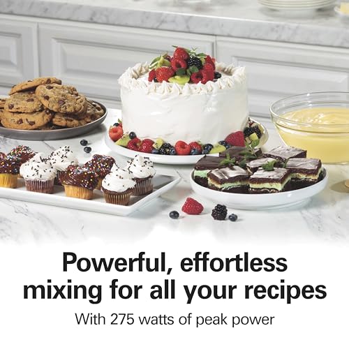 6 Speed Electric Hand Mixer With Easy Clean Beaters (Black / Powerful 275 Watt Motor (Pack of 1))