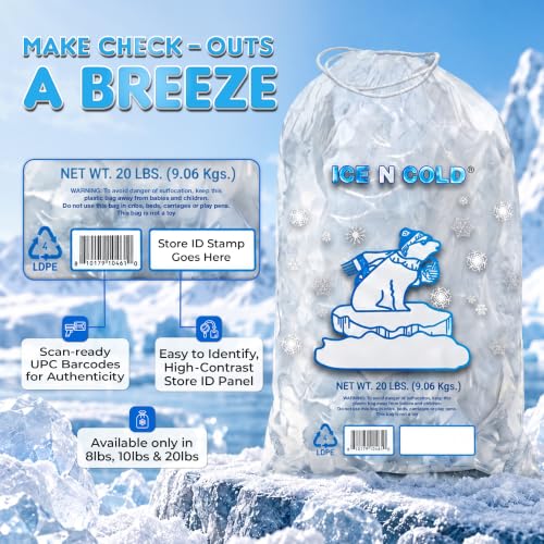 10lb Ice Bags (10 lb)
