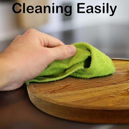 10" Acacia Wood Lazy Susan Organizer Kitchen Turntable for Cabinet Pantry Table Organization (Acacia One Pack / 10")