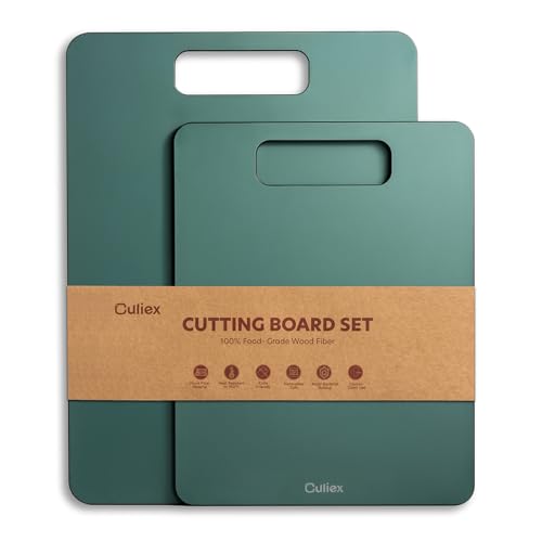 Wood Fiber Cutting Board Set of 2 (Green)