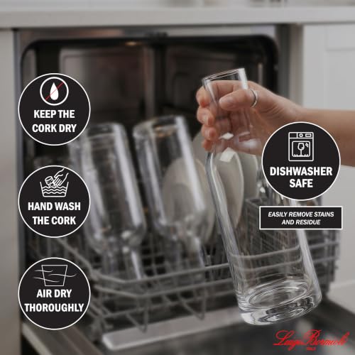 Sublime Carafe with Cork Stopper (Clear / 34 Ounces)