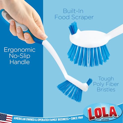 Dish Brush Scrubber for Kitchen (Dish Brush Scrubber / 2 Pack)