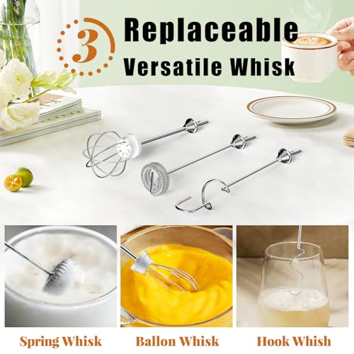 Granite Green Milk Frother Wand for Coffee (Granite)