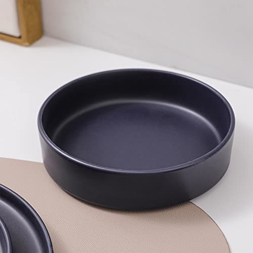 Cleo Stoneware 32 (Dinnerware Set / Service For 8 / Dark Blue)