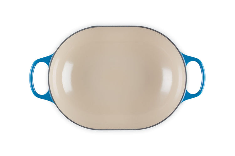 Enameled Cast Iron Oval Casserole with Lid (Marseille)