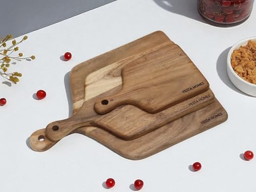 Cutting Boards for Kitchen (16.5"L x 12"W, 15"L x 8"W, 10"L x 6"W)