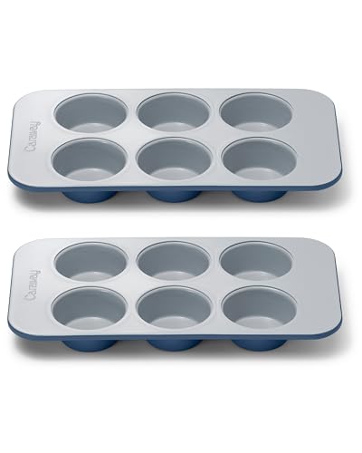 Non Stick Ceramic (Navy / 2x Muffin Pan (6 Cup))
