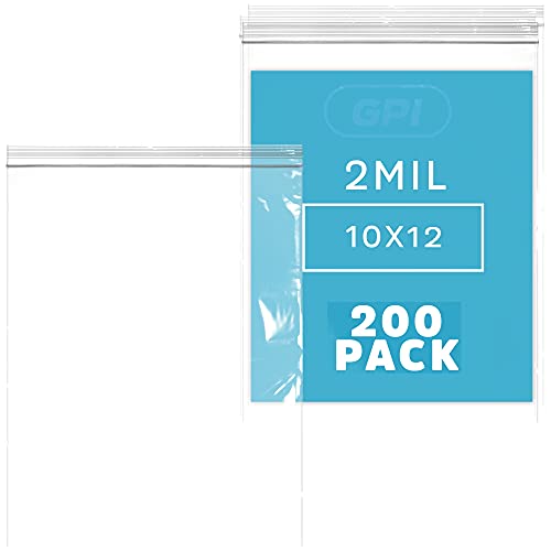 10" x 12" 1 Gallon Zip Bags (10" x 12")