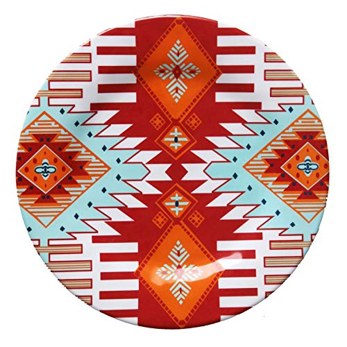 Southwest 14 Piece Aztec Melamine Plastic Dinnerware Set (14 Piece / Southwest Melamine)