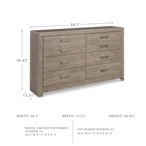 Culverbach Scandinavian 6 Drawer Dresser (6 Drawer Dresser)