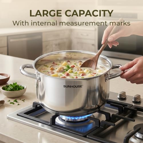 12 Quart Stock Pot with Lid