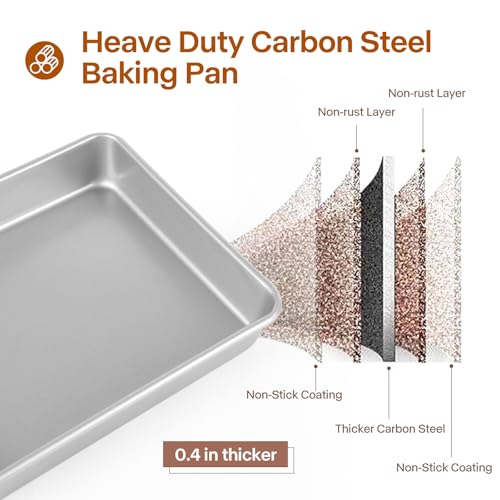 9x11 Baking Pan (Silver / 11 x 9 x 2 inch)
