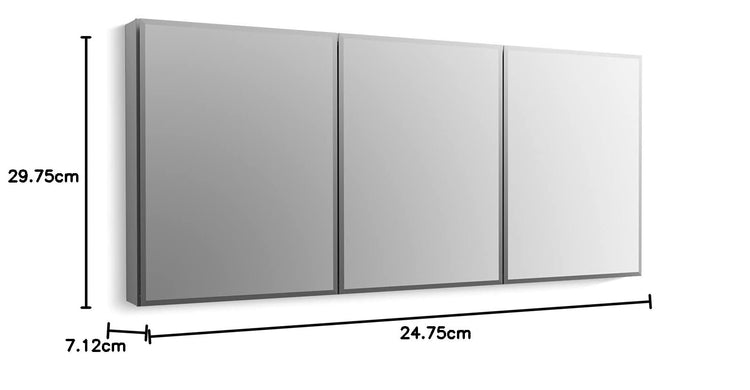 Frameless Bathroom Mirror Medicine Cabinet (Beveled Edge / 20 in. x 26 in.)