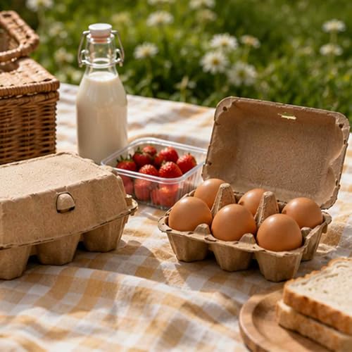15 Pack Egg Cartons Cheap Bulk (6 Count, 15 Pack)