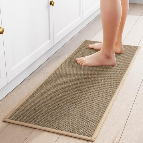 Kitchen Mat for Floor (Brown / 17.3"x47" (Rectangular))