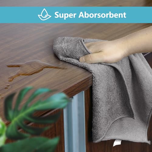 50PK Microfiber Cleaning Cloth (Grey)