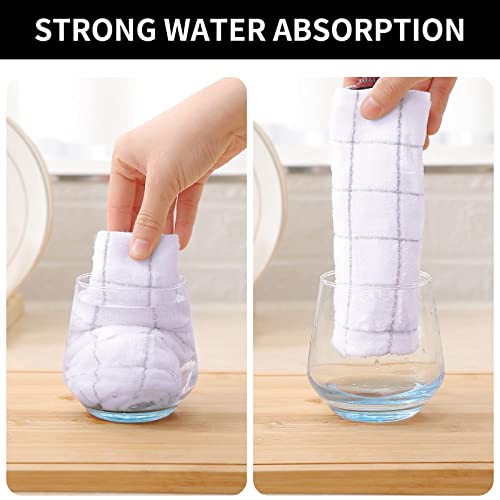 100% Cotton Terry Kitchen Towels (White / 13 X 28 - 6 Pack)
