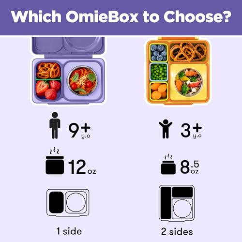 OmieBox UP Kids Insulated Bento Box (Galaxy Purple)