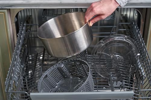 Swift Dry Stainless Steel Salad Spinner (Dark grey Steel / Small)