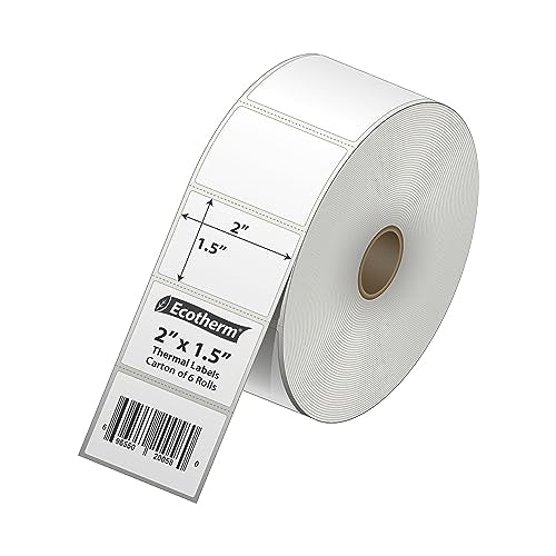 2" x 1.5" Thermal Labels (2 x 1.5 - 8220 Labels)