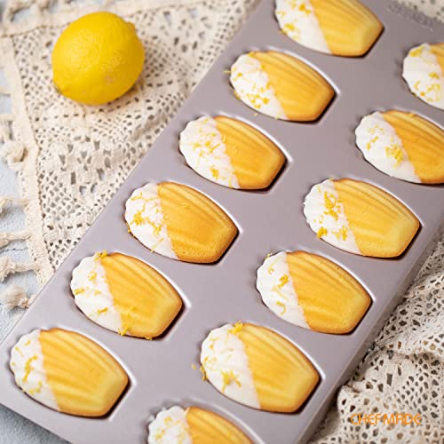 Madeleine Mold Cake Pan (07 - Oval Shell 12 Cups)