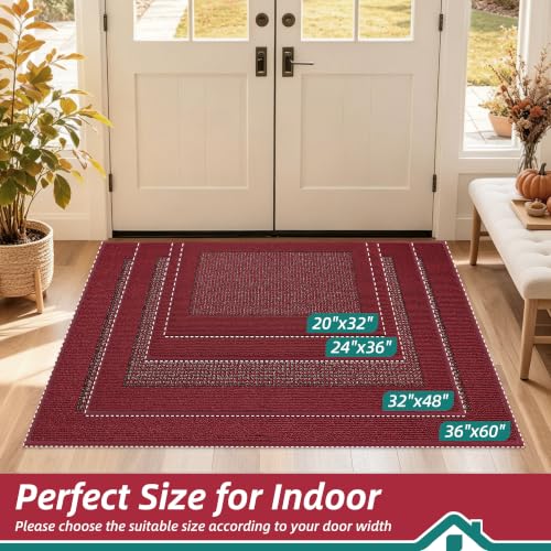 Indoor Door Mat 36" x 60" (Red / 36" X 60" (Rectangular))